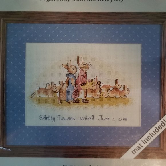 Flopsy Bunnies embroidery kit - Picture 1 of 5